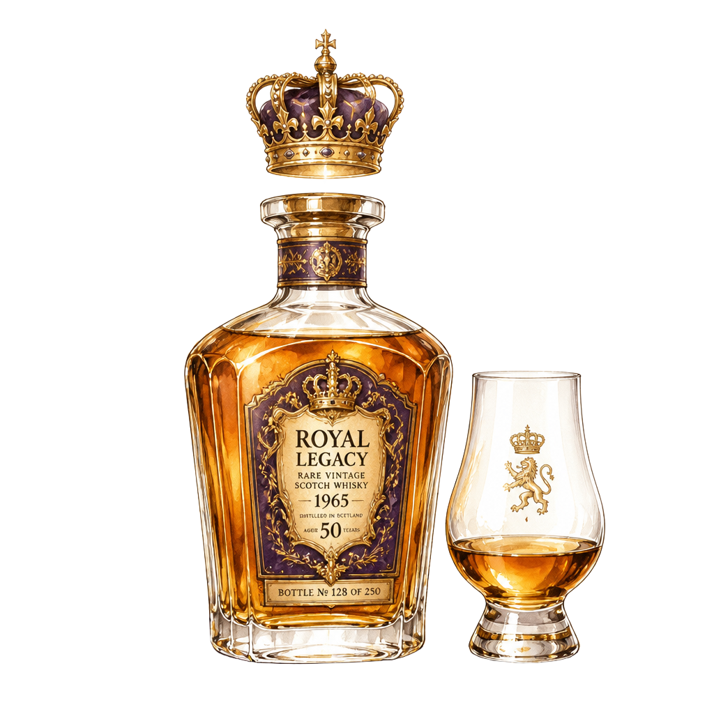 Bouteille de whisky Royal Legacy
